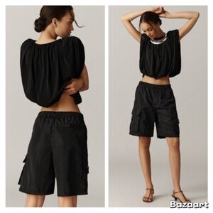 NWT Anthropologie Cargo Shorts Sz XL